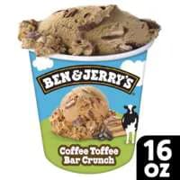 Ben & Jerry's CoƯee ToƯee Bar Crunch Ice Cream