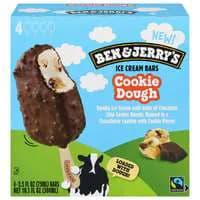 Ben & Jerry's Cookie Dough Ice Cream Bars - 4 ct
