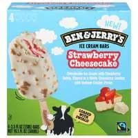 Ben & Jerry's Strawberry Cheesecake Ice Cream Bars - 4 ct