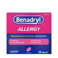 Benadryl Allergy Relief Antihistamine Tablets