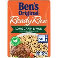Ben's Original 90 Second Microwave Ready Rice Long Grain & Wild