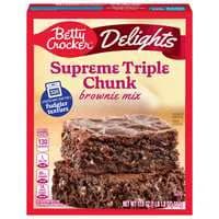 Betty Crocker Delights Supreme Triple Chunk Brownie Mix