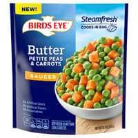Birds Eye Steamfresh Sauced Butter Petite Peas & Carrots Frozen