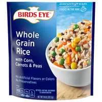 Birds Eye Steamfresh Whole Grain Rice with Corn Carrots & Peas Frozen