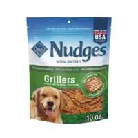 Blue BuƯalo Nudges Natural Grillers with Real Chicken Meaty Dog Treats