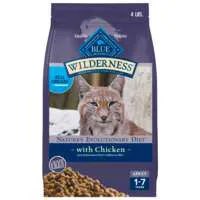 Blue BuƯalo Wilderness Natural Grain Free Adult Dry Cat Food with Chicken
