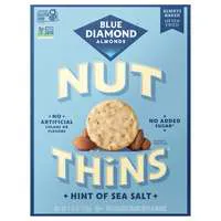 Blue Diamond Almond Nut-Thins Gluten Free Hint of Salt Rice Crackers