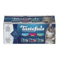 BLUE Tastefuls Natural Flaked Variety Pack Adult Wet Cat Food 3 oz/12 ct