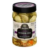 Boar's Head Kosher Dill Pickle Chips Refrigerated