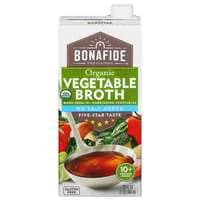Bonafide Provisions Organic Gluten Free No Salt Added Vegetable Broth