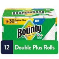 Bounty Select-A-Size White Double Plus Roll Paper Towels - 12 ct