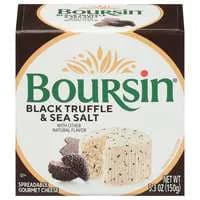 Boursin Limited Edition Black TruƯle/Sea Salt Gourmet Spreadable Cheese