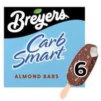Breyers Carb Smart Almond Frozen Dairy Dessert Bars - 6 ct