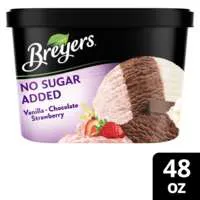 Breyers No Sugar Added Vanilla Chocolate Strawberry Frozen Dairy Dessert
