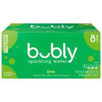 bubly Lime Sparkling Water - 8 pk