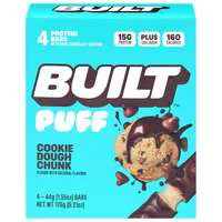 BUILT PuƯ Cookie Dough Chunk Protein Bars - 4 ct