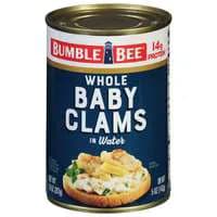 Bumble Bee Whole Baby Clams in Water