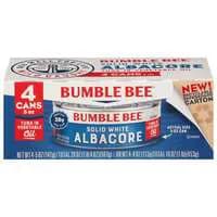 Bumble Bee Wild Caught Solid White Albacore Tuna in Vegetable Oil - 4 ct