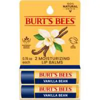 Burt's Bees Vanilla Bean Moisturizing Lip Balm - 2 ct