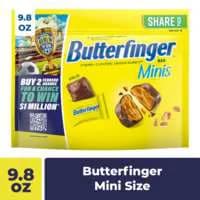 Butterfinger Milk Chocolate Peanut Butter Minis Candy Bars Share Pack