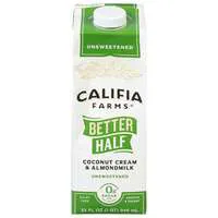 Califia Farms Better Half Unsweetened Coconut Cream & Almondmilk Creamer
