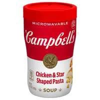 Campbell's Chicken & Stars Sipping Soup Microwavable Cup