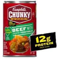 Campbell's Chunky Healthy Request Beef with Country Vegetables Soup