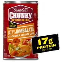 Campbell's Chunky Jazzy Jambalaya with Chicken Sausage & Ham Soup