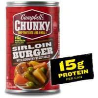 Campbell's Chunky Sirloin Burger with Country Vegetables Soup