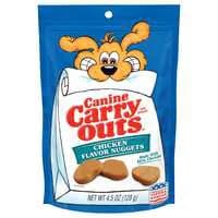 Canine Carry Outs Chicken Flavor Nuggets Dog Treat Snacks