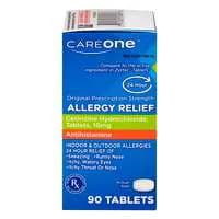 CareOne Allergy Relief 24 Hour Antihistamine 10 mg Tablets