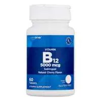 CareOne Cherry Flavor 5000mcg Vitamin B12 Sublingual Tablets