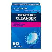 CareOne EƯervescent Anti-Bacterial Denture Cleanser Tablets