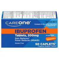 CareOne Ibuprofen Pain Relief 200 mg Caplets