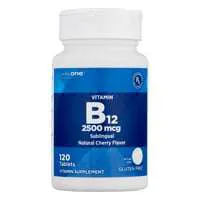 CareOne Natural Cherry 2500mcg Vitamin B12 Sublingual Tablets