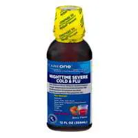 CareOne Nitetime Severe Cold & Flu Berry Flavor Liquid