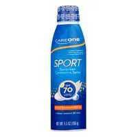 CareOne Sport Sunscreen Continuous Spray Water Resistant UVA/UVB SPF 70