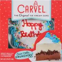 Carvel Original Chocolate & Vanilla Ice Cream Cake with Crunchies Frozen