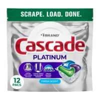 Cascade Platinum Dawn Fresh Scent Dishwasher Detergent ActionPacs - 12 c