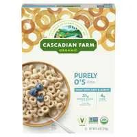 Cascadian Farm Organic Vegan Purely O's Whole Grain Cereal
