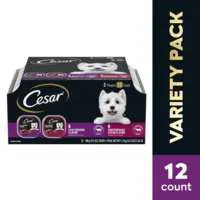 CESAR Classic Loaf Filet Mignon & Steak Variety Adult Wet Dog Food - 12 ct