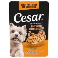 CESAR Filets in Gravy Rotisserie Chicken Adult Wet Dog Food