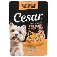 CESAR Filets in Gravy Wood-Grilled Chicken Adult Wet Dog Food