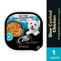 CESAR Home Delights Slow Cooked Chicken & Vegetables Adult Wet Dog Food
