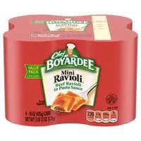 Chef Boyardee Mini Beef Ravioli Value Pack - 4 ct