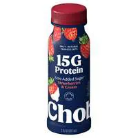 Chobani Strawberries & Cream Greek Yogurt 15g Protein Drink