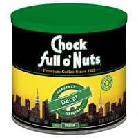 Chock Full O'Nuts Decaf Original Medium Roast Ground CoƯee