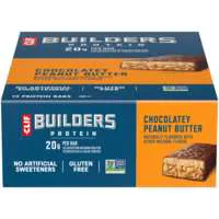 CLIF Builders Gluten Free Chocolate Peanut Butter 20g Protein Bars - 12 ct
