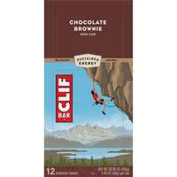 CLIF Chocolate Brownie Protein Energy Bars - 12 ct