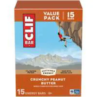 CLIF Crunchy Peanut Butter Protein Energy Bars - 15 ct